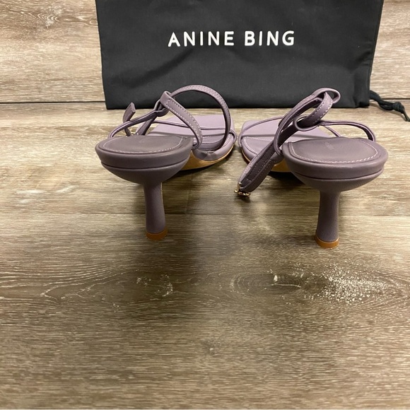 Anine Bing | Invisible Purple Sandals In Violet Size 40 New - Picture 8 of 14